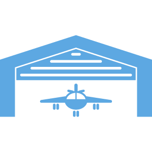 Airport Hangar Icon